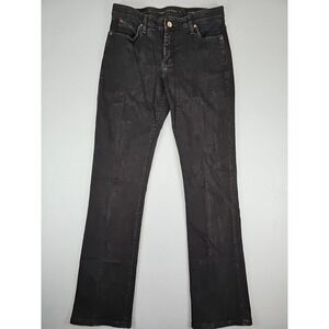 Wrangler Q-Baby Riding Jeans 11/12 X36 32x35.5 Black Mid Rise Boot Cut WRQ20BL